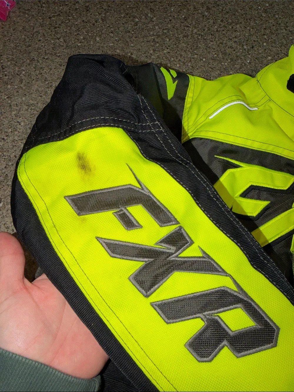 FXR Yellow & Black Snowmobile Jacket